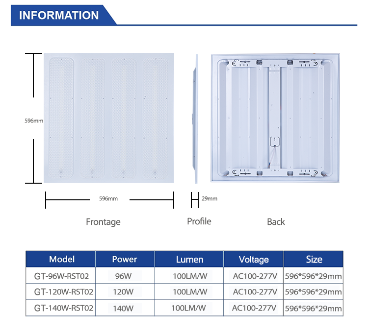 120W Ceiling Light LED Panel Light for Lighting Solutions Service and Circuitry Design