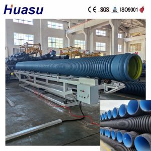 Manufacturing Plant Electric Conduit Plastic HDPE Dual Wall Corrugated Pipe