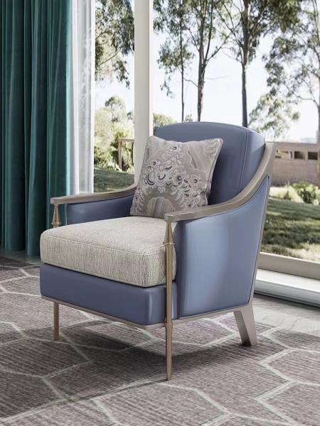 Luz luxuosa Sofa Chair moderno luxuoso da cadeira do hotel única
