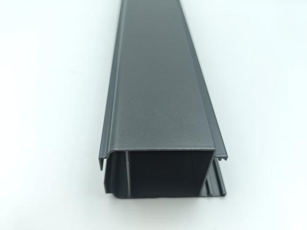 Powder Paint Kitchen Aluminum Profile , 6063 Aluminium Sliding Wardrobe Door Profiles