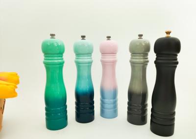 Wood Gradient Color Salt And Pepper Grinder Manual Grinder Bottle