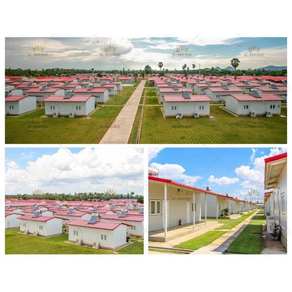 Prefabricated Temporary Modular Homes Light Steel Prefab House