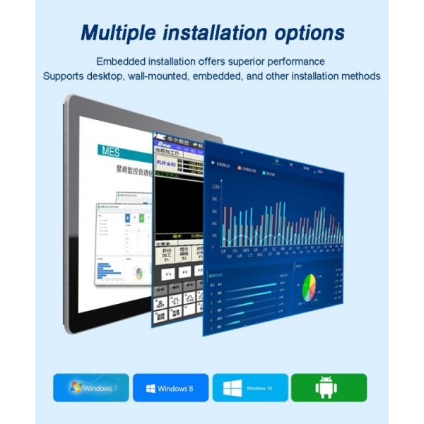 12.1 Inch Embedded Industrial LCD Panel PCs 12V DC Stock Computer & Accessories Usb Audio Interfac