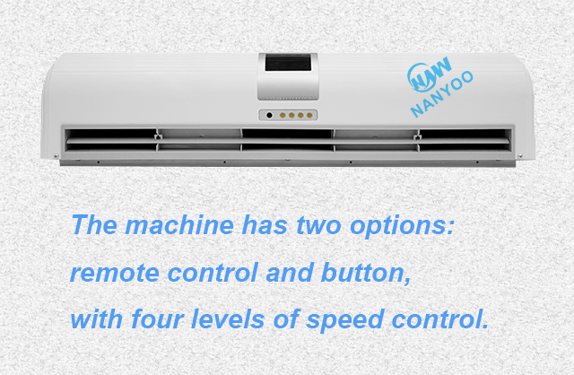 220W 44dB Centrifugal Flow ABS Plastic Door Air Curtain