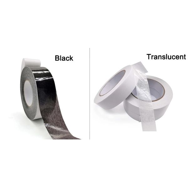 Solvent Base / Hot Melt Double Sided Paper Embroidery Tape With Hot Melt / Solvent