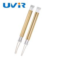 Gold Plated Medium Wave Infrared Lamp 2000W 230V Quartz Tube