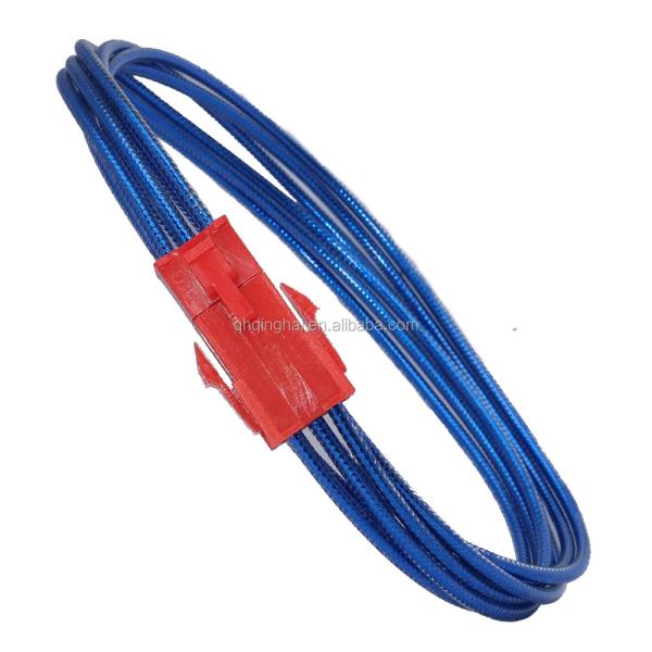 Single Sleeved 8 (4+4) Pin CPU Computer Usb Electric Wire  Phone Charger  Electric Extension Copper Steel Mobile Charger