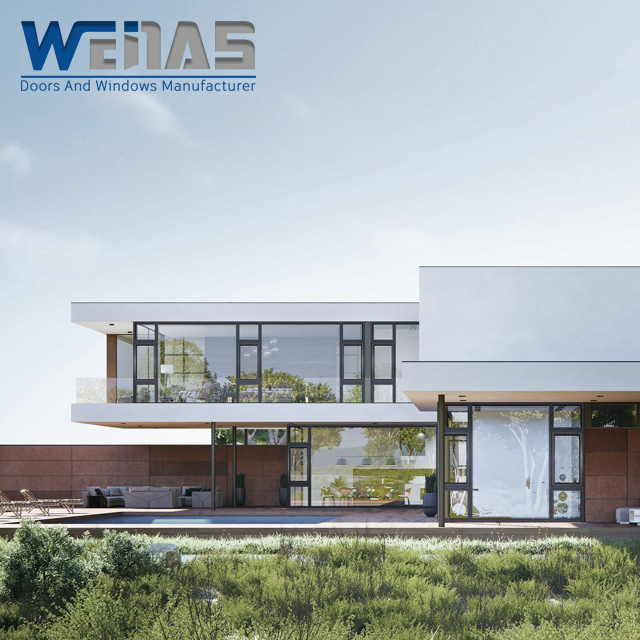 6063-T5 Aluminum Tilt And Turn Windows Energy Efficient Heat Insulated