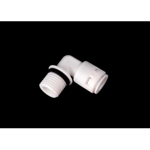 Easy Installation Quick Connect Water Fittings , Elbow Connector With Seal