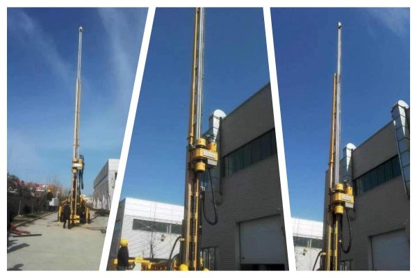 26 t diesel engine Engineering Exploration Drilling Rig for Civil Building Foundation Treatment  in Pakistan