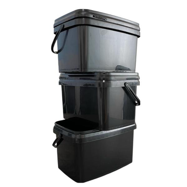 1.0 to 2.5 MM Thickness Food Grade Plastic Buckets with Printed Design
