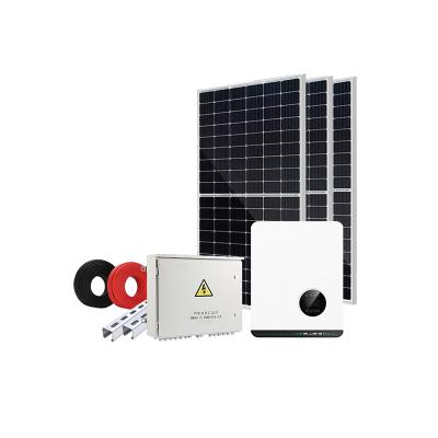5KW 10KW 20KW no equipamento de energias solares residencial do painel solar de sistema solar da grade