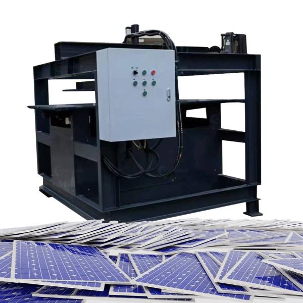 Linha de produção de reciclagem de painéis solares de poupança de energia com bomba de óleo 2*1 do SUNY GROUP