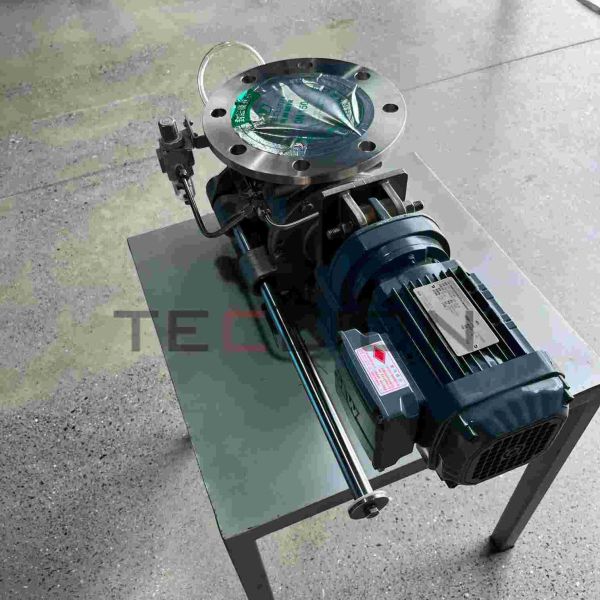 La válvula rotativa se utiliza para el transporte neumático, con un rotor desmontable y una estructura de tipo de limpieza