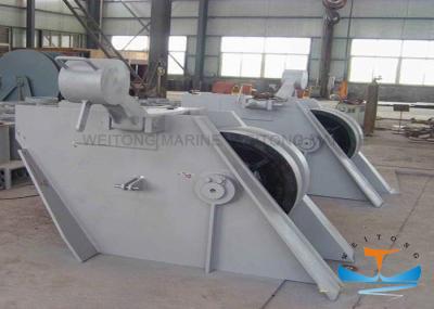 Durable Cast Steel Roller Type Anchor Chain Stopper / Ship Mooring Equipment