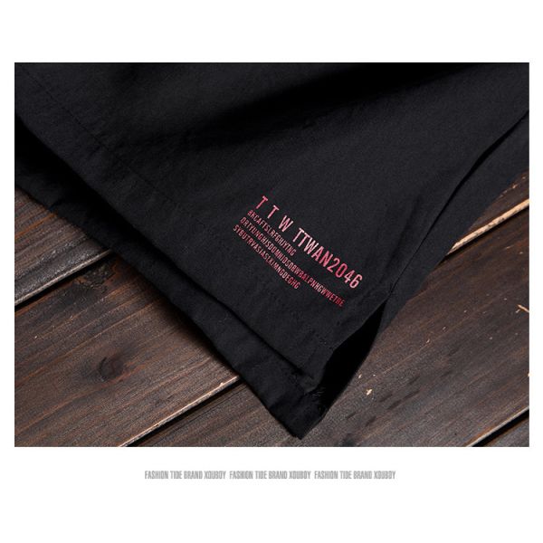 S adapté aux besoins du client M L Ascetic Men Streetwear court-circuite le blanc noir kaki