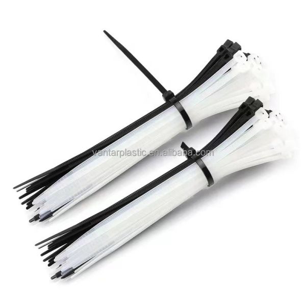 ROHS Standard Kabelbinder 4.8*400mm Self Locking Nylon 66 Cable Tie Zip Ties Plastic Self Lock Plastic Cable Tie Straps
