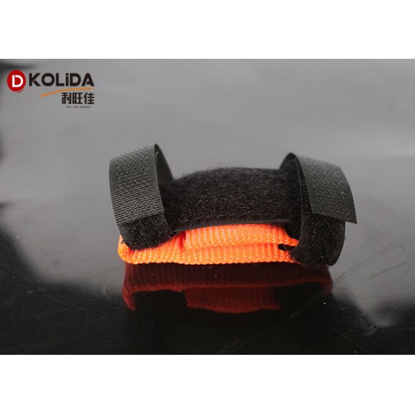 Orange Weather Resistant Dog Collar Safety Light LED Attacher Cover