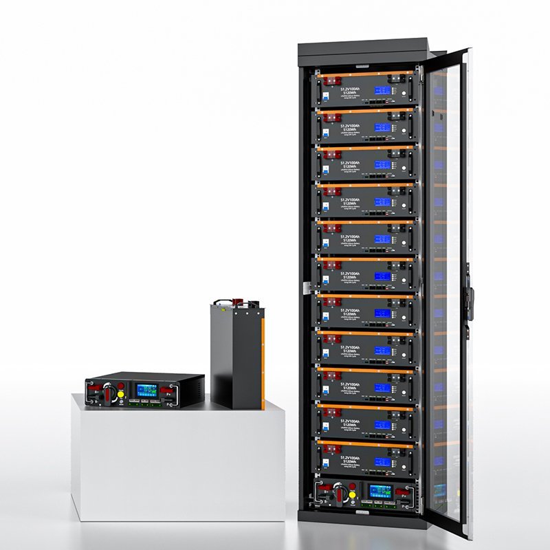 Rack Mounted Solar Battery 5.12Kwh Residential Battery Storage 51.2V100Ah