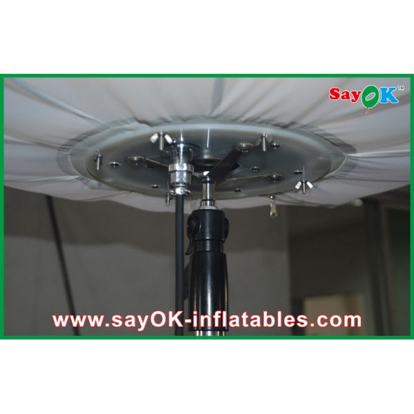 Customized Nylon Cloth White Inflatable Lighting Decoration For Party