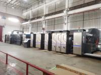 150kw máquina de pegado plegable automática, impresora de Flexo para la caja acanalada del cartón