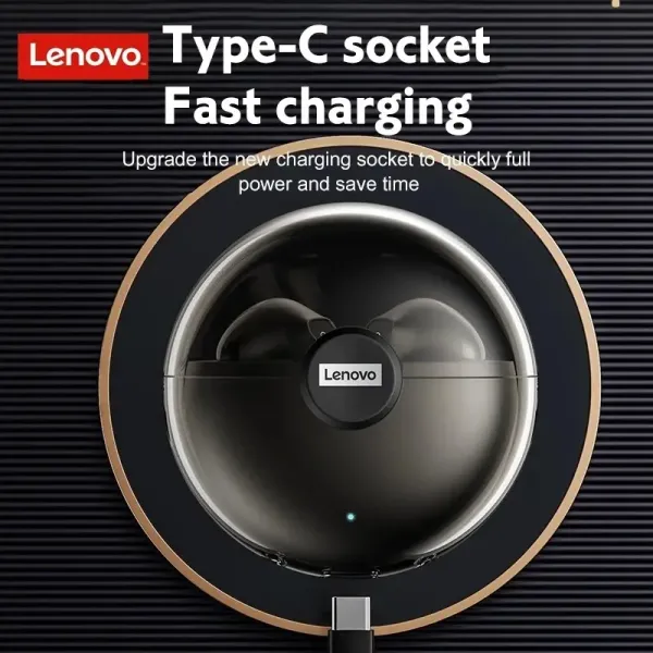 Waterproof Ipx7 Wireless Earbuds HD Sound Hands Free Calling Lenovo LP80