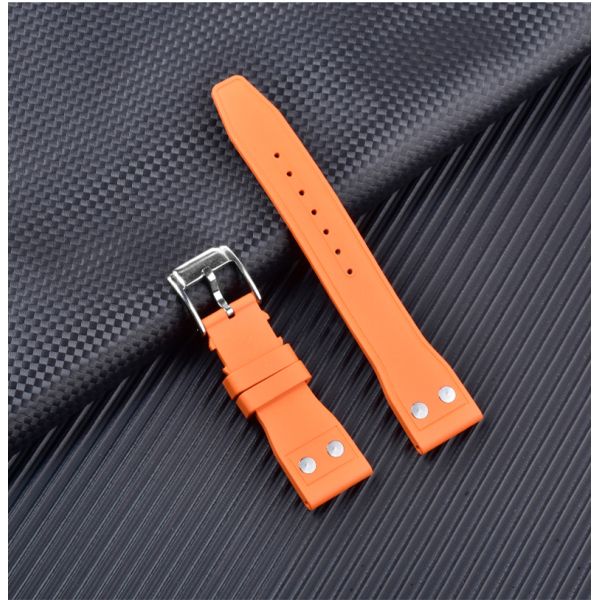 Waterproof Breathable FKM Rubber Watch Strap · Customizable Size And Logo | OEM/ODM - China Wholesaler SHX