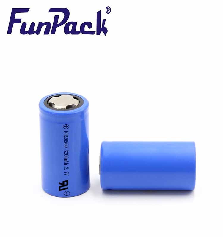 Батарея 3.7V 3200mAh иона на открытом воздухе 26500 перезаряжаемые Li для солнечного контроля уличных светов