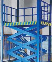 Elevador de tesoura hidráulica estacionária personalizável para transporte de carga pesada