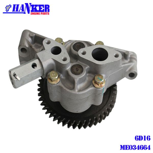 6D16 FUSO Engine Auto Oil Pump For Mitsubishi 26100-93000 ME034664 With 59 Teeth