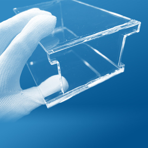 高温抵抗力がある水晶器具の半端もの定形正方形の箱