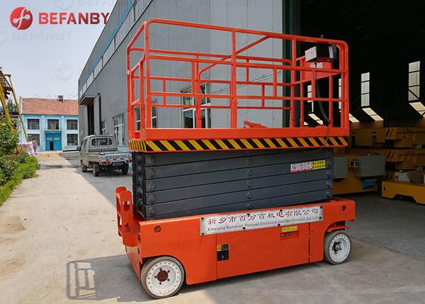 Tabela de elevação de tesoura interior de propulsão automática