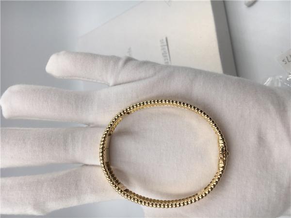Forma oval do bracelete do ouro da assinatura 18K do grande modelo nenhuns diamantes/pedra preciosa