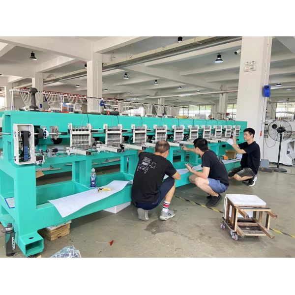 Opek  Professional High Speed 1200 rpm 12 Needle Sewing Cap Embroidery Machine Computerized 2 Head Embroidery Machine