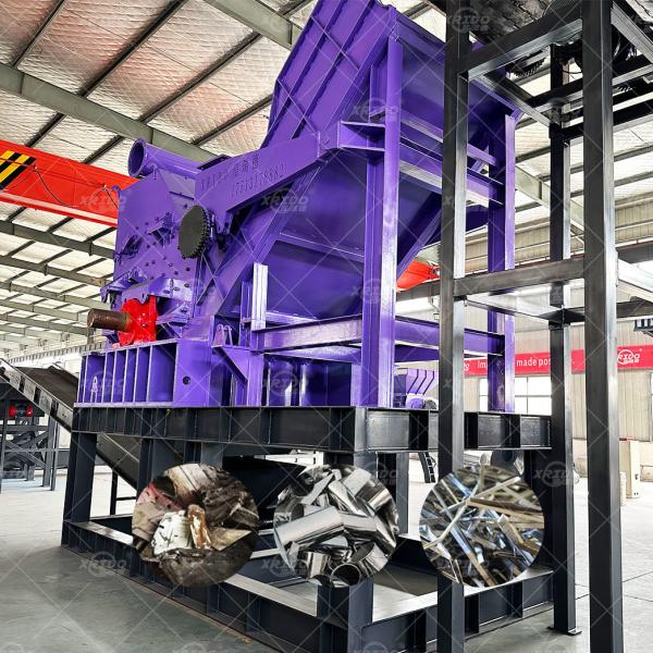 Hammer Mill Metal Shredder Waste Metal Recycling Machine Scrap Metal Iron Crusher