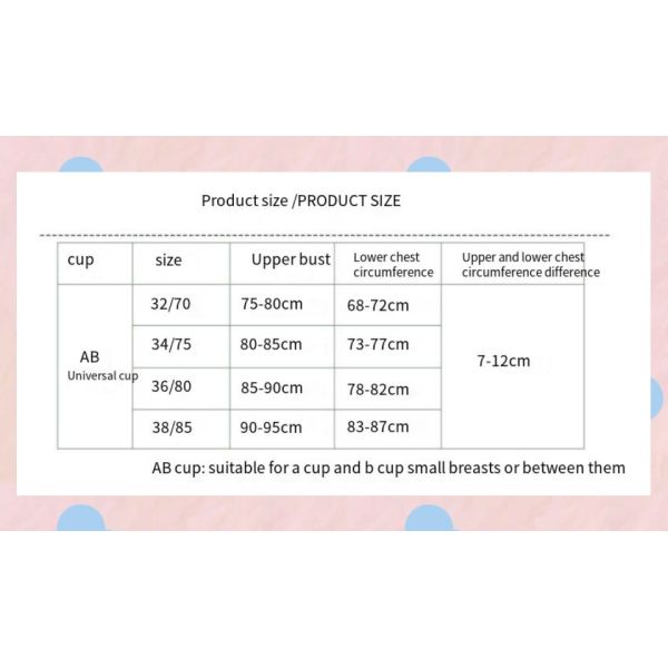 New Arrival Explosive Models Bra for Women AB General Cup Adjusted-Strap Ladies Bra
