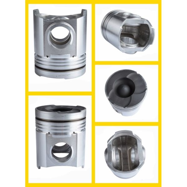 Pistão EM100 do motor da liga de alumínio/ferro fundido da liga para o pistão de HINO & o jogo do forro