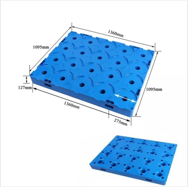 HDPE pálete azul 54x44 do polipropileno da pálete da garrafa de água de 5 galões”