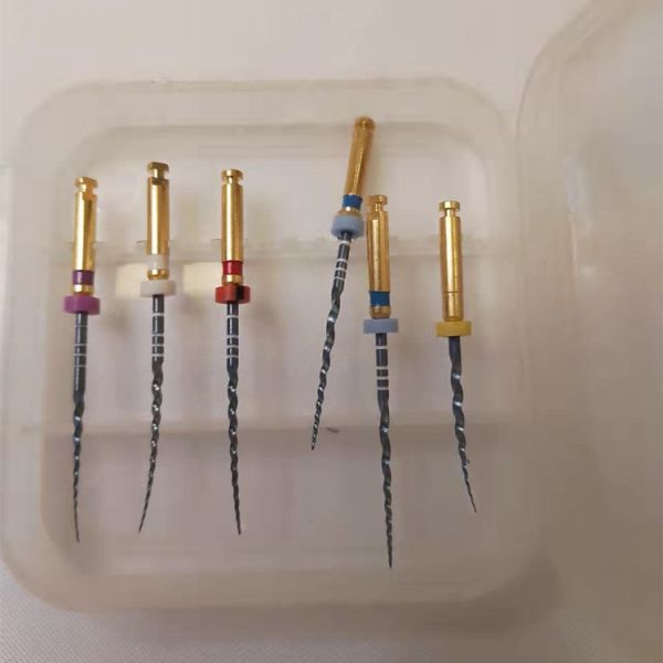 Flexible Endo Rotary Files Niti Blue Root Canal Heat Activation Dental Instrument