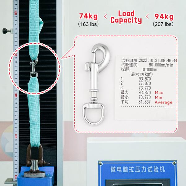 Max Load Capacity 94kg 11mm Swivel Snap Clip Hooks for Handbag Hardware Accessories