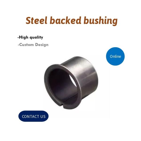 Custom Designed & Manufactured Bearings and Bushings Steel Journal Valve Split Bushes Fiber  Glide