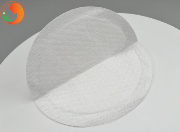 Round Shape White Thin Nursing Pads Breast Leaking Pads For Mothers