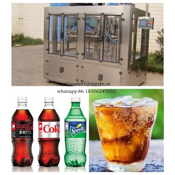 Complete Carbonated Soft Drink Bottling Machine , Carbonated Beverage Filling Machine