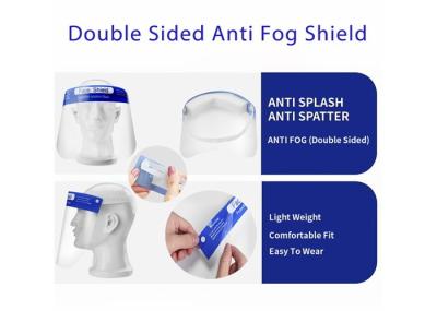 Double Sides Anti Fog Face Shield With Elastic Foam Headband 330*220mm
