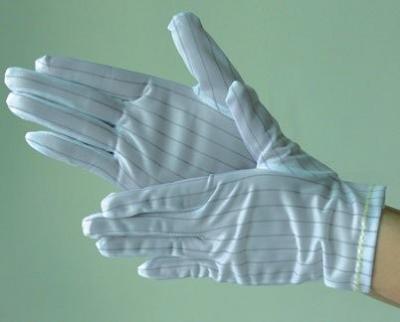 100% Cotton SMT Consumables Esd Gloves Anti Static Gloves For Electronics