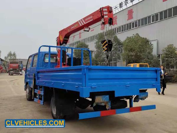 ISUZU 130hp Crane Truck Lifting 3 ton Construction Machinery