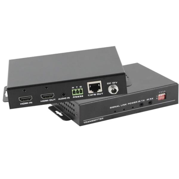 Extendor HDBaseT 4K60 avec gestion EDID en boucle HDMI audio