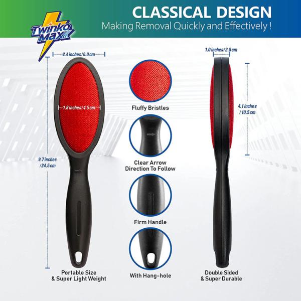 Double Sided Magic Lint Clothes Hair Remover Roller Brush for Clothes Sheet Carpet