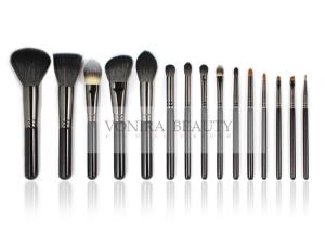 Natural Hair Makeup Brushes Set Essential Makeup Brush Tools Private logo