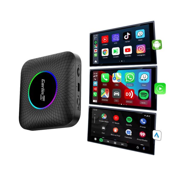 Wireless Adapeter Carplay & Android Box USB 4G 64Gb Up To 512Gb Android 13 SM6225 Ai Tv Box Dongle